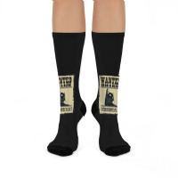 Wanted Dead Or Alive Schrodinger_s Cat Crew Socks | Artistshot