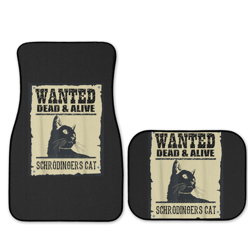 Wanted Dead Or Alive Schrodinger_s Cat Full Set Car Mats by cm-arts | Artistshot