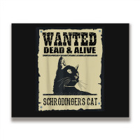 Wanted Dead Or Alive Schrodinger_s Cat Metal Print Horizontal | Artistshot