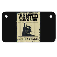 Wanted Dead Or Alive Schrodinger_s Cat Motorcycle License Plate | Artistshot