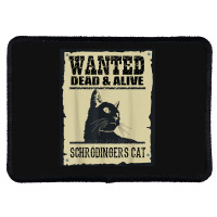 Wanted Dead Or Alive Schrodinger_s Cat Rectangle Patch | Artistshot