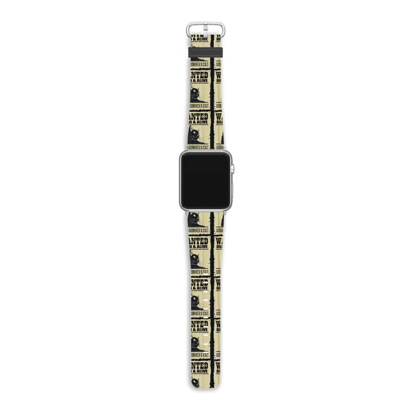 Wanted Dead Or Alive Schrodinger_s Cat Apple Watch Band by cm-arts | Artistshot