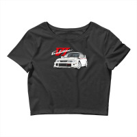 Mitsubish Evo Vi Tommy Makinen Edition White Crop Top | Artistshot