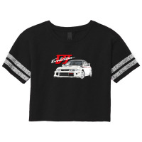 Mitsubish Evo Vi Tommy Makinen Edition White Scorecard Crop Tee | Artistshot