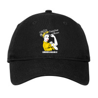 Endometriosis Warrior Unbreakable Awareness Adjustable Cap | Artistshot