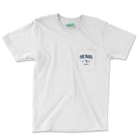 Pine Manor Florida Fl Vintage Athletic Navy Sports Design T Shirt Pocket T-shirt | Artistshot