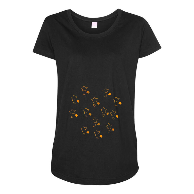 Stars Maternity Scoop Neck T-shirt by haleyaskling | Artistshot