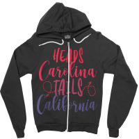 Heads Carolina Tail California Western Summer Beach Paradise Tank Top Zipper Hoodie | Artistshot