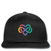 Low Poly Polyamory Rainbow Infinite Heart Lgbtqia Pride Tank Top Printed Hat | Artistshot