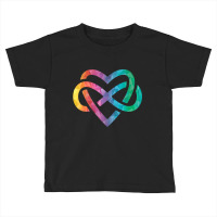 Low Poly Polyamory Rainbow Infinite Heart Lgbtqia Pride Tank Top Toddler T-shirt | Artistshot