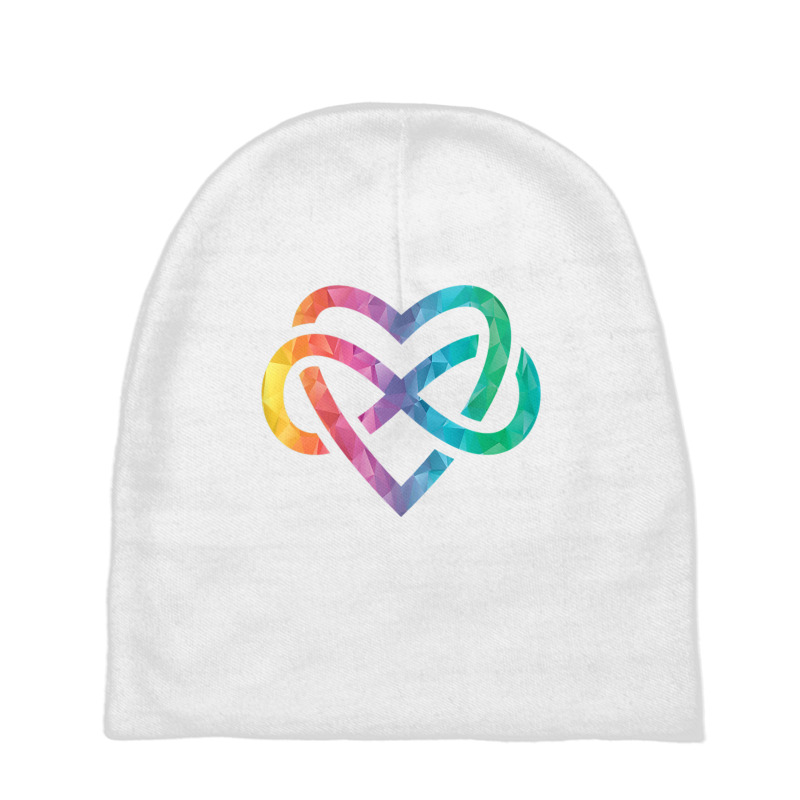 Low Poly Polyamory Rainbow Infinite Heart Lgbtqia Pride Tank Top Baby Beanies by cm-arts | Artistshot