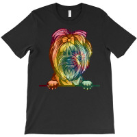 Dog Yorkie Tie Dye T  Shirt Animal Dog Yorkie Tie Dye Color Peeking T T-shirt | Artistshot