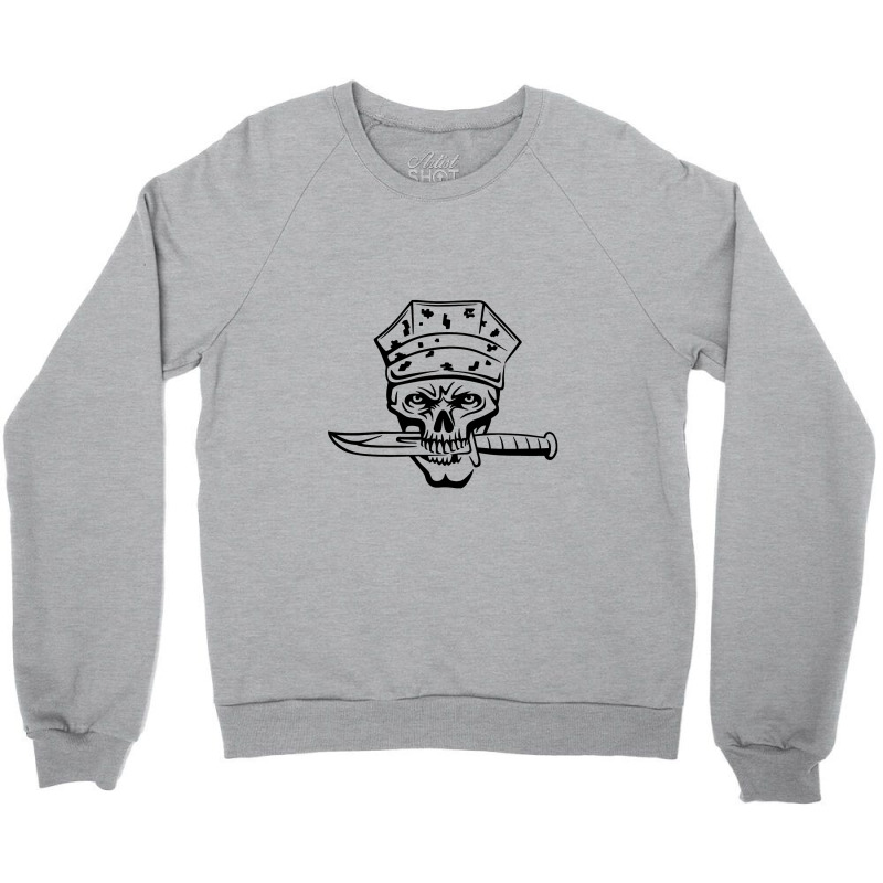 Killer Marine Crewneck Sweatshirt by cosmicskulles | Artistshot