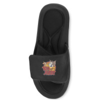 Tom And Jerry Water Damaged Colors Slide Sandal | Artistshot