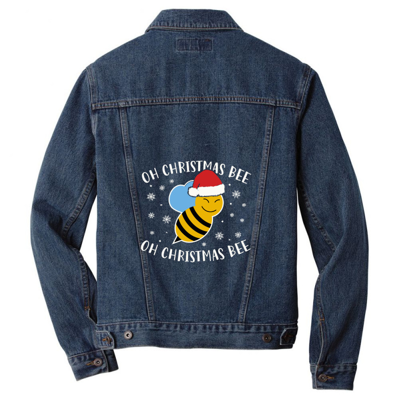 Oh Christmas Bee Oh Christmas Bee Men Denim Jacket | Artistshot