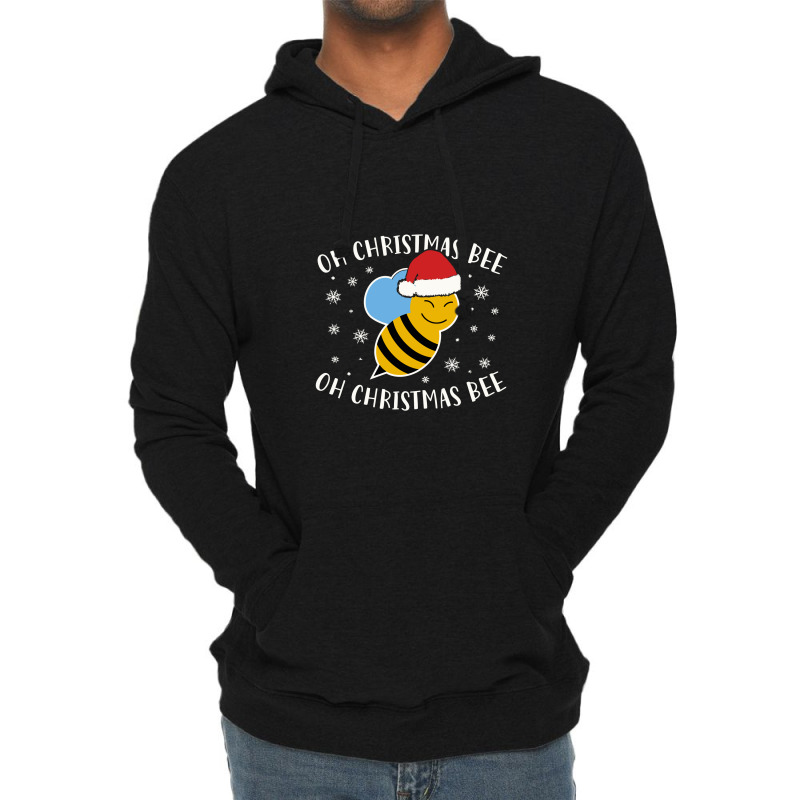 Oh Christmas Bee Oh Christmas Bee Lightweight Hoodie | Artistshot