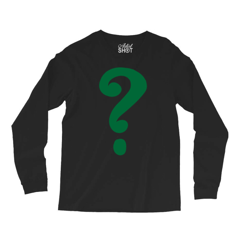 Riddler Question Mark Long Sleeve Shirts | Artistshot