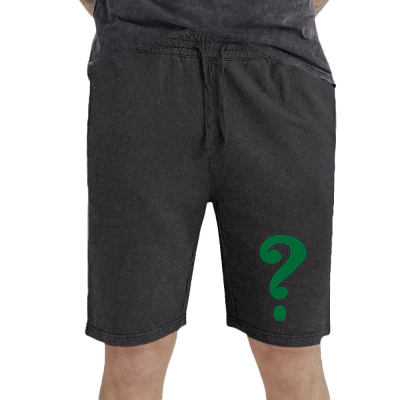 Riddler Question Mark Vintage Short | Artistshot