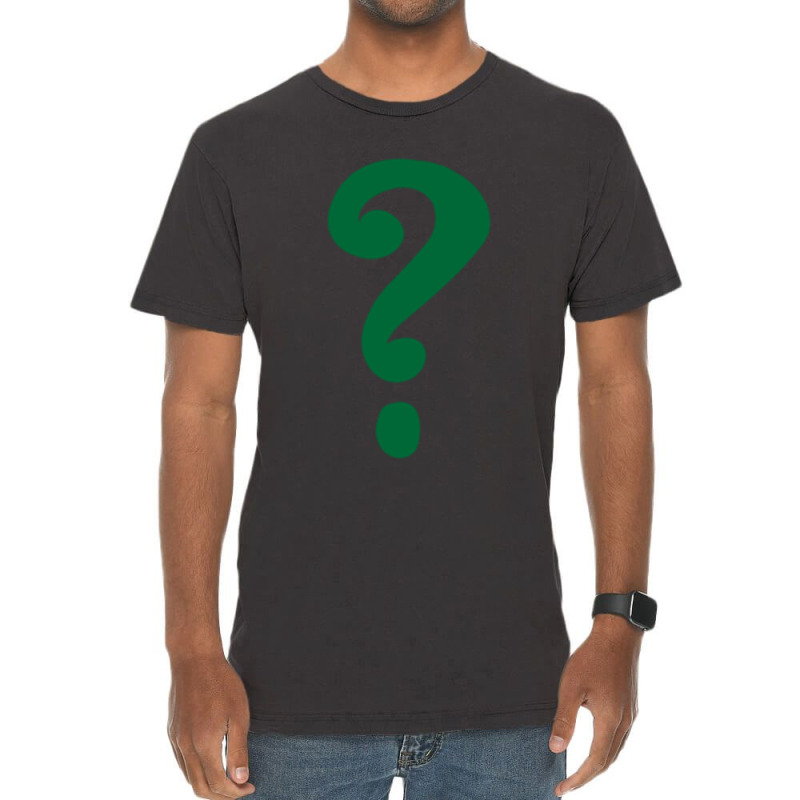 Riddler Question Mark Vintage T-shirt | Artistshot