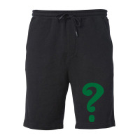 Riddler Question Mark Fleece Short | Artistshot