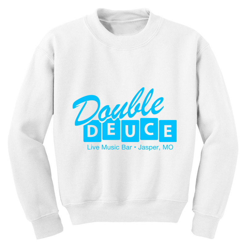 Retro 80s Double Deuce Roadhouse Sweatshirt Youth Sweatshirt by cm-arts | Artistshot