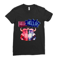 Hello! Ladies Fitted T-shirt | Artistshot