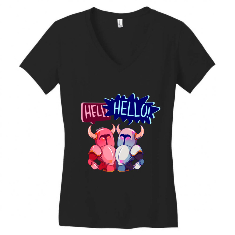 Hello! Women's V-Neck T-Shirt by cm-arts | Artistshot