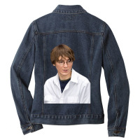 Paul Dano Ladies Denim Jacket | Artistshot