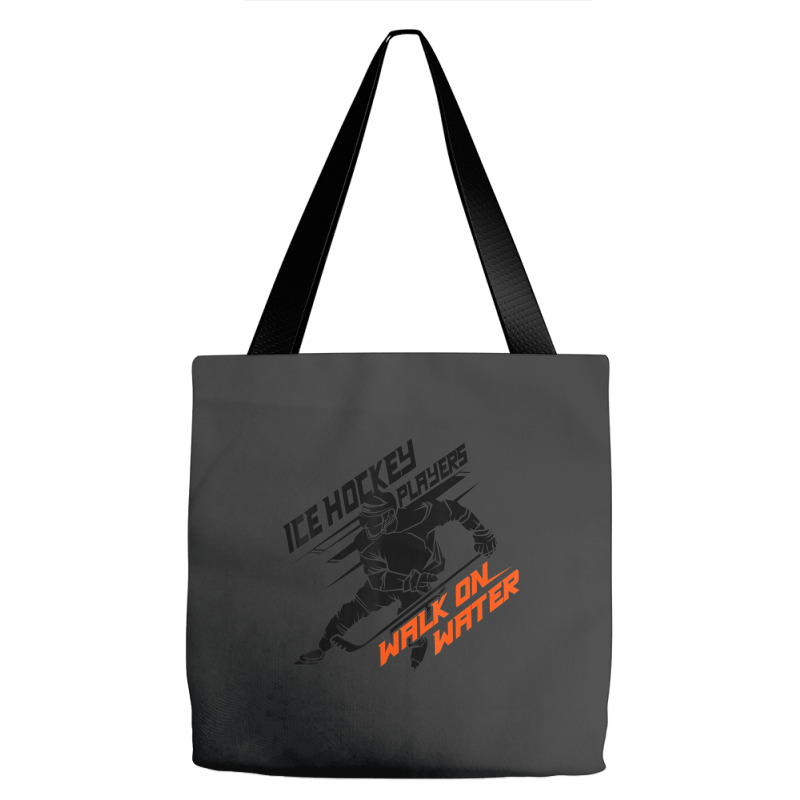 Ice Hockey Players Walk On Water Superpower Tote Bags | Artistshot