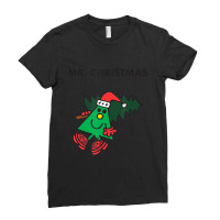 Mr. Men Mr. Christmas Ladies Fitted T-shirt | Artistshot