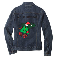 Mr. Men Mr. Christmas Ladies Denim Jacket | Artistshot