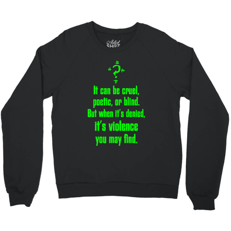 Riddlers Riddle Crewneck Sweatshirt | Artistshot