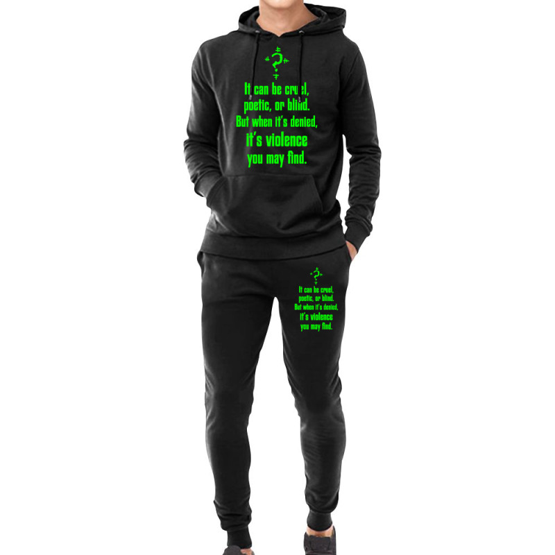 Riddlers Riddle Hoodie & Jogger Set | Artistshot