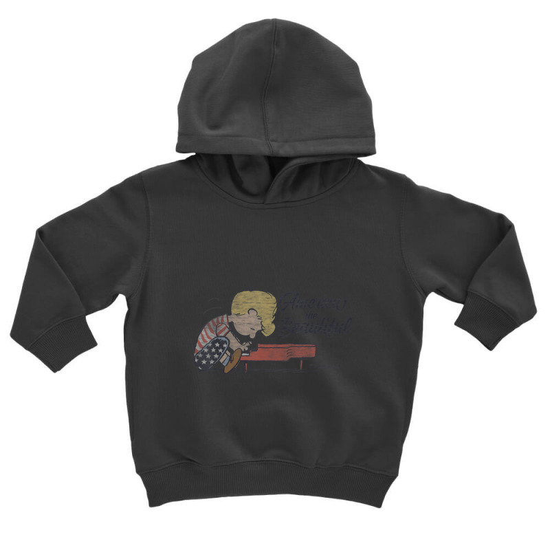 Peanuts Schroeder America The Beautiful Toddler Hoodie by cm-arts | Artistshot