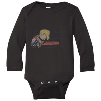 Peanuts Schroeder America The Beautiful Long Sleeve Baby Bodysuit | Artistshot