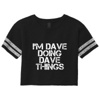 I'm Dave Doing Dave Things Christmas Scorecard Crop Tee | Artistshot