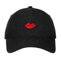 Red Lips As Seen On Villanelle Adjustable Cap | Artistshot