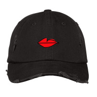 Red Lips As Seen On Villanelle Vintage Cap | Artistshot