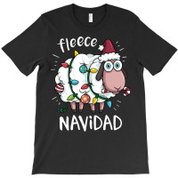 Fleece Feliz Navidad Funny Cute Sheep Christmas T-shirt | Artistshot