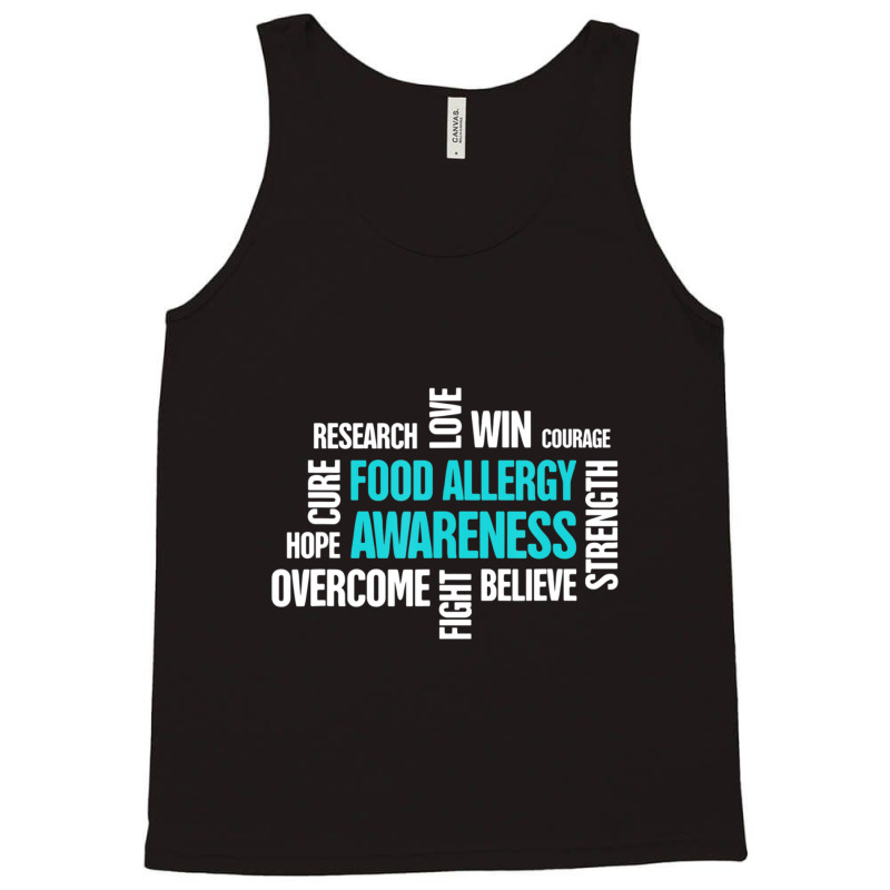 Awareness Allergic Reaction Food Allergy Tank Top by cm-arts | Artistshot