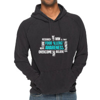 Awareness Allergic Reaction Food Allergy Vintage Hoodie | Artistshot