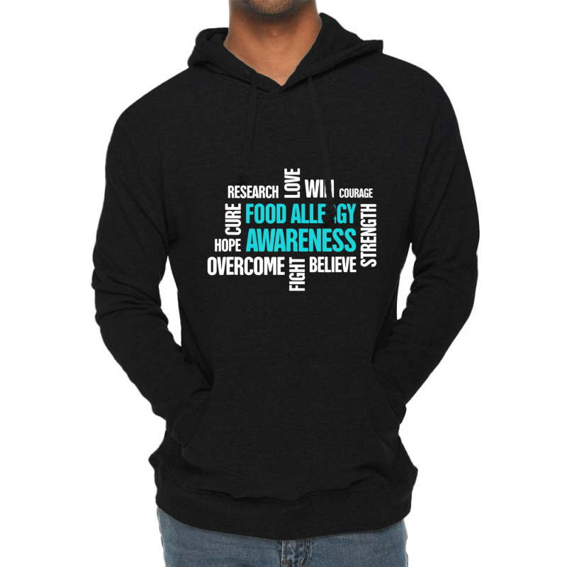 Awareness Allergic Reaction Food Allergy Lightweight Hoodie by cm-arts | Artistshot