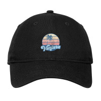 Ventura California Ca Vintage 70s Retro Surfer Adjustable Cap | Artistshot