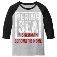 Bering Sea Fisherman 2021 Second To None Dutch Harbor Alaska Pullover Youth 3/4 Sleeve | Artistshot