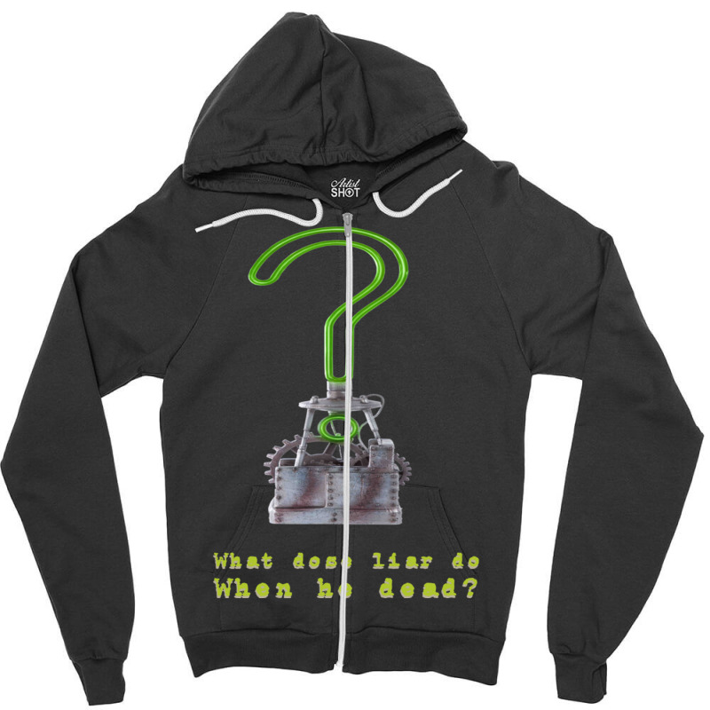 The Riddler - Unique Enigma Premium Scoop Zipper Hoodie | Artistshot