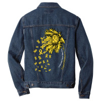 Embryonal Rhabdomyosarcoma Survivor T  Shirt Embryonal Rhabdomyosarcom Men Denim Jacket | Artistshot