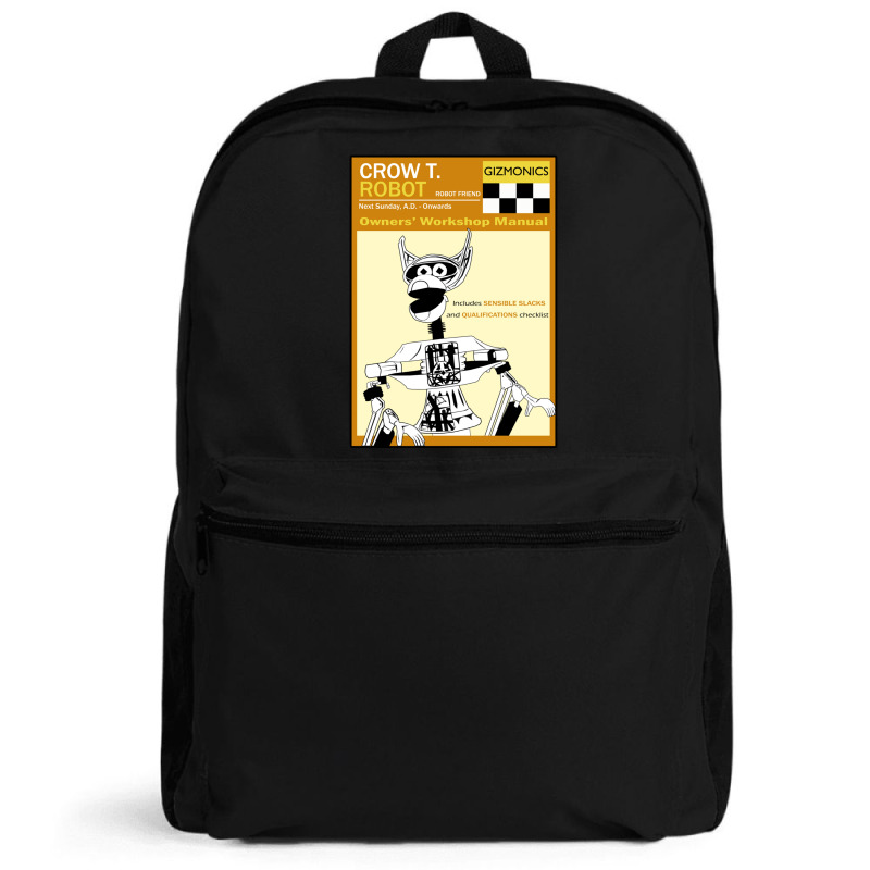 Crow T. Robot Owners Manual Backpack | Artistshot