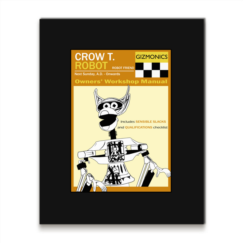 Crow T. Robot Owners Manual Metal Print Vertical | Artistshot