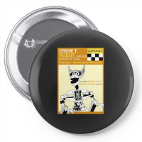 Crow T. Robot Owners Manual Pin-back Button | Artistshot