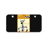 Crow T. Robot Owners Manual Bicycle License Plate | Artistshot